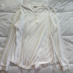 White Buck Mason Longsleeve Henley